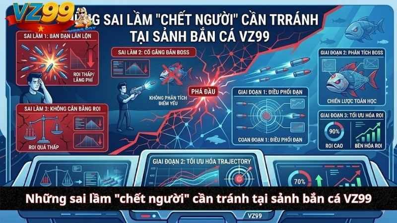 Những sai lầm "chết người" cần tránh tại sảnh bắn cá VZ99